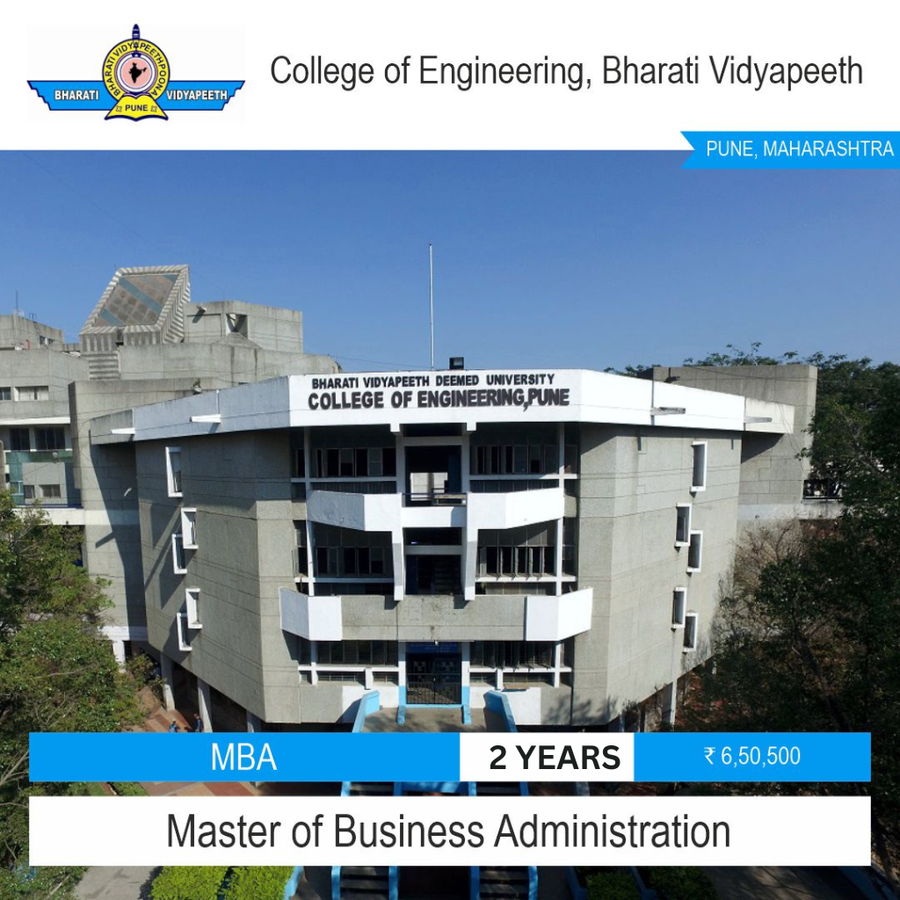 MBA at College of Engineering, Bharati Vidyapeeth -Pune, Pune